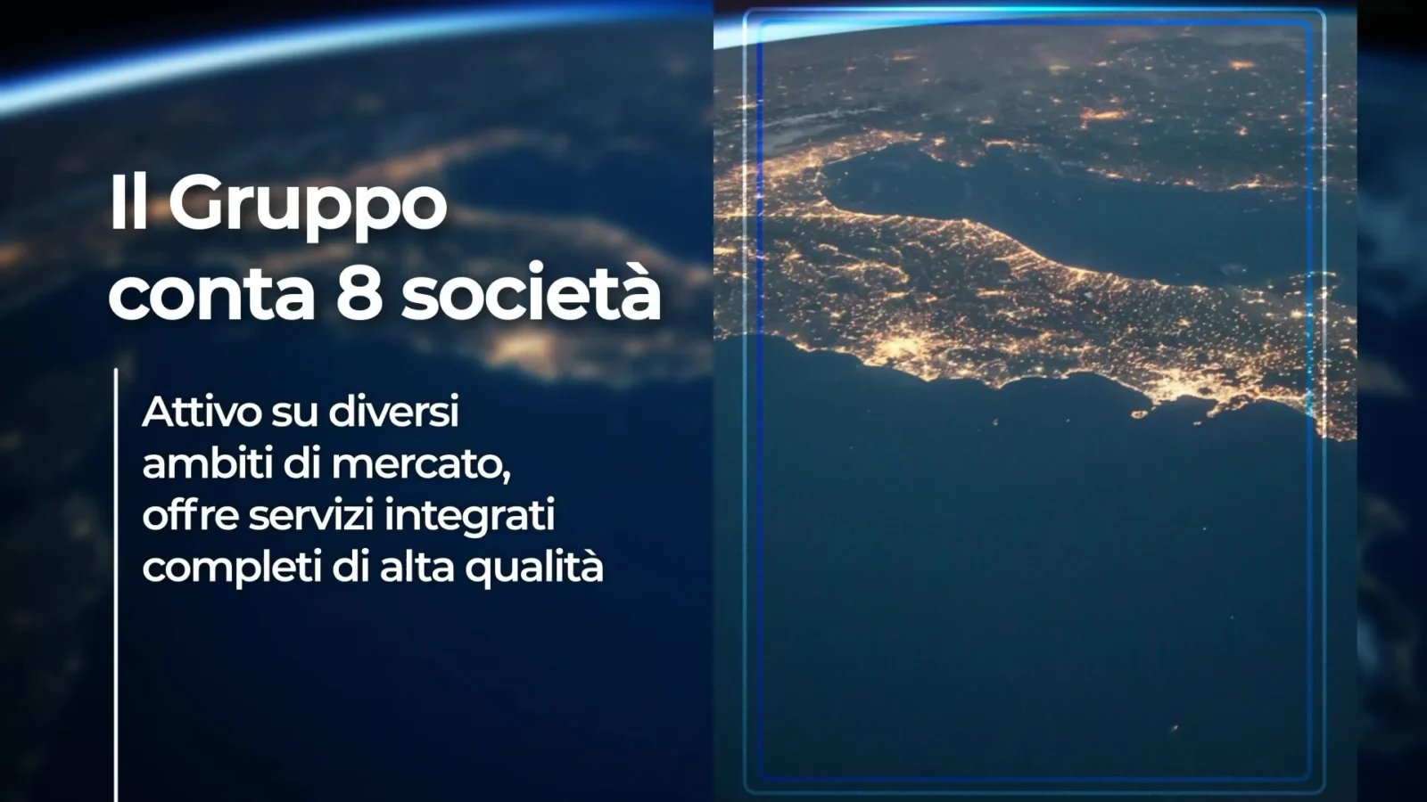 Un fotogramma del filmato corporate del Gruppo Sergio Dalle Nogare
