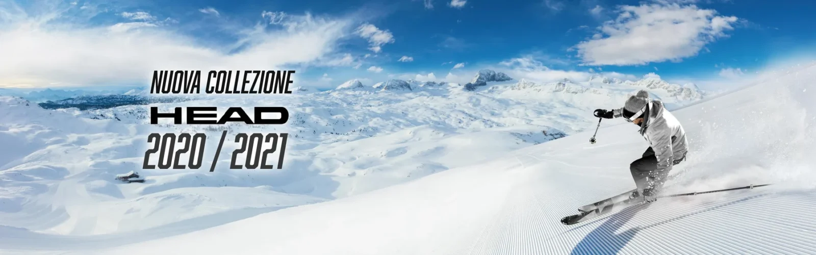 Banner di campagna per la collezione della stagione sul negozio online